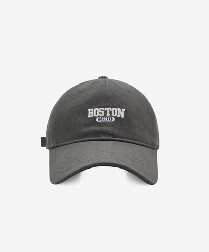 Big Ins Embroidered Letter Baseball Caps Peaked Cap Korean Curved Brim Trendy Men and Women Spring Autumn Baseball Cap