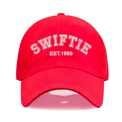 Swiftie 1989 Embroidery Baseball Cap Men Women Unisex Washed Cotton Dad Hat Sun Gift Fans Outdoor