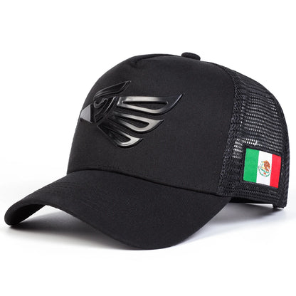 Unisex Mexican Eagle Label Baseball Net Caps Spring Summer Outdoor Adjustable Casual Hats Hip Hop