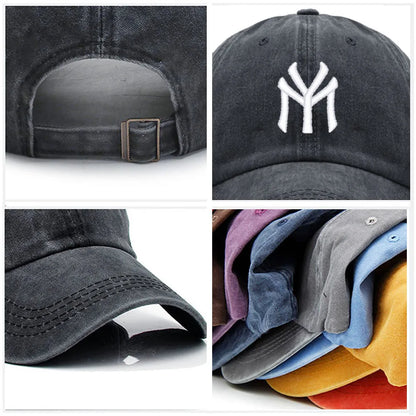 Letter My Embroidery Baseball Cap Women Men Adjustable Soft Washed Cotton Sports Dad Hat Spring