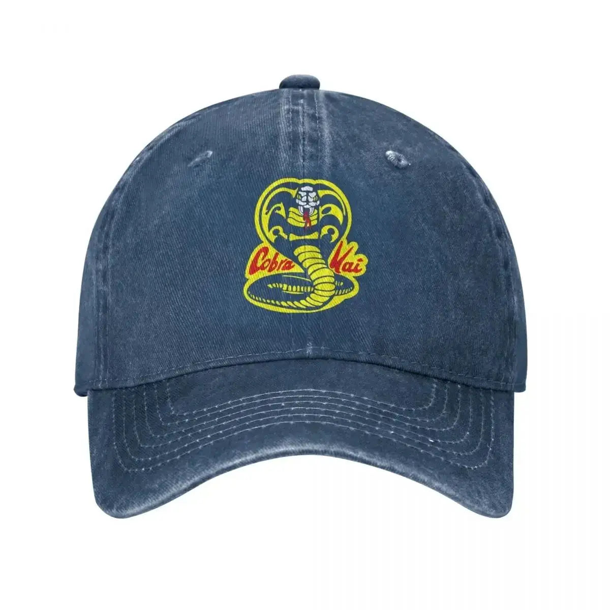 Hip Hop Baseball Cap Adjustable Hat Cobra Kai Karate Kid Spring Autumn Hats Snake Dojo Anime Denim
