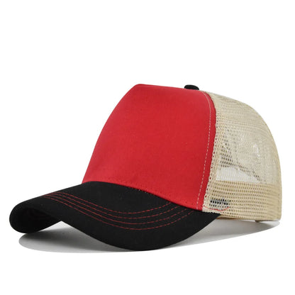 Sunhat Outdoors Trucker Hat Cotton Mesh Breathablebaseball Cap Women Men Summer Sunshade Meshcap