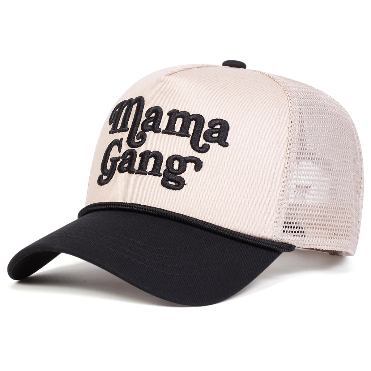 Unisex Mamagang Letter Embroidery Baseball Net Caps Spring Summer Outdoor Adjustable Casual Hats Hip
