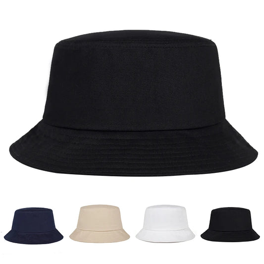 Unisex Solid Color Light Plate Personality Bucket Hats Fishermen Caps Outdoor Casual Cap Sunscreen