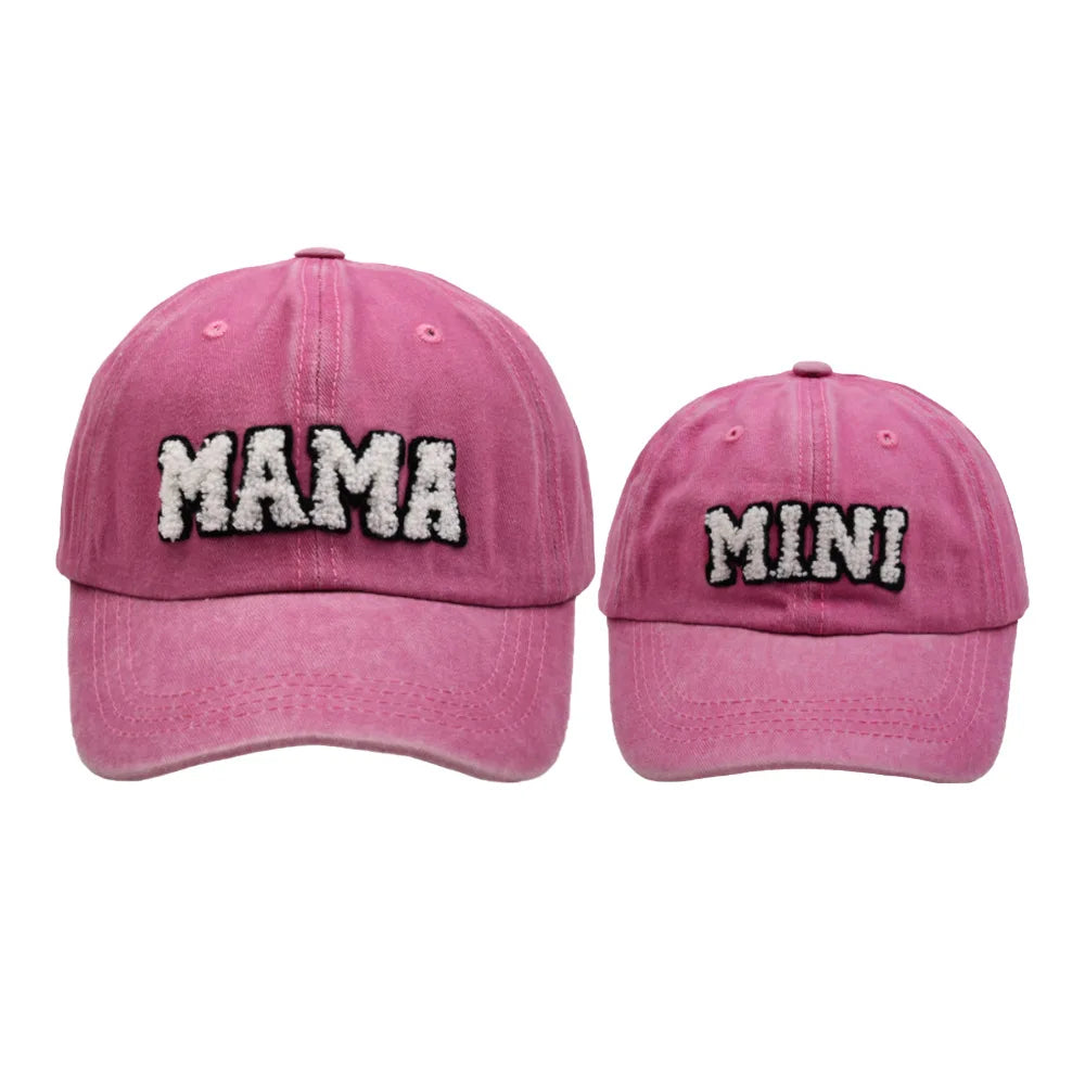 Cool Mama Mini Women Children Kids Cap Sets Spring Summer Outdoor Lady Female Boy Girls Baseball