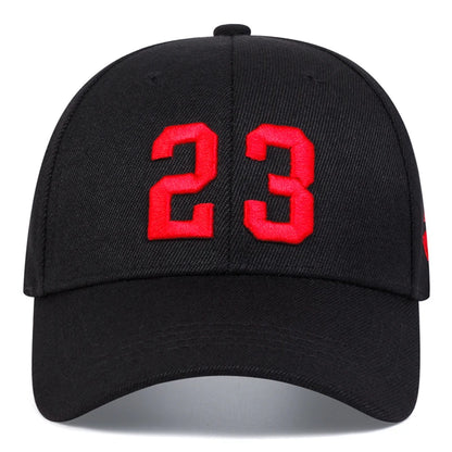 Unisex 23 Embroidery Baseball Caps Spring Autumn Outdoor Adjustable Casual Hats Hip Hop Cap