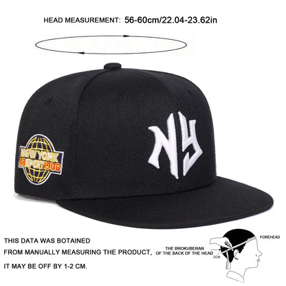 Unisex Letter Embroidery Hip-Hop Hats Spring Autumn Outdoor Adjustable Casual Baseball Caps