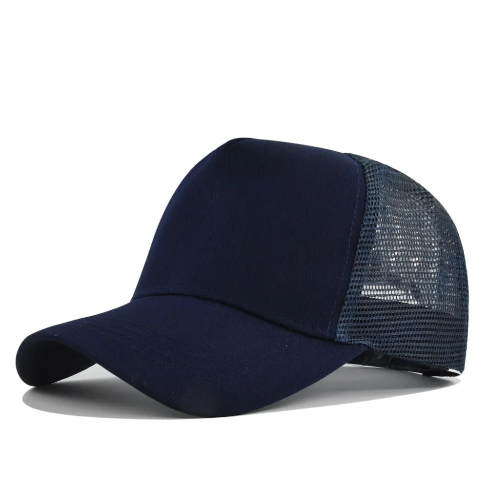 Sunhat Outdoors Trucker Hat Cotton Mesh Breathablebaseball Cap Women Men Summer Sunshade Meshcap