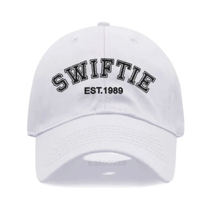 Swiftie 1989 Embroidery Baseball Cap Men Women Unisex Washed Cotton Dad Hat Sun Gift Fans Outdoor