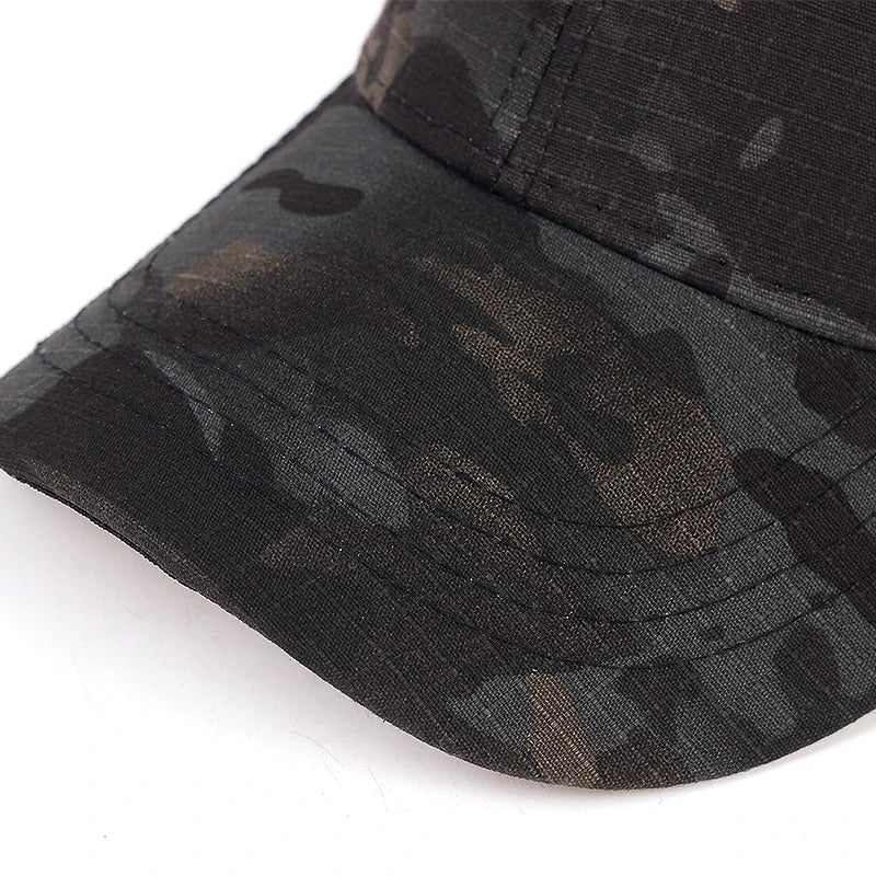 Mesh Summer Sun Hat Caps Men Women Adjustable Baseball Cap Trucker Hats Camouflage Jungle Tactical