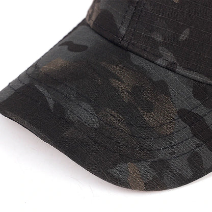 Mesh Summer Sun Hat Caps Men Women Adjustable Baseball Cap Trucker Hats Camouflage Jungle Tactical