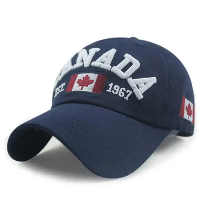 Cotton Canada Baseball Cap Flag Hat Snapback Adjuatable Mens Caps Gorras