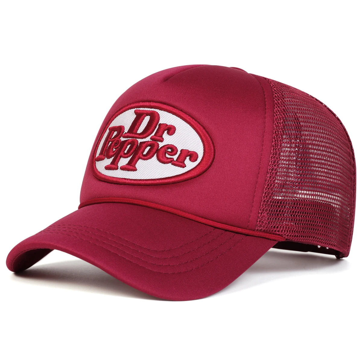 Unisex Dr Prpper Letter Embroidery Baseball Net Caps Spring Summer Outdoor Adjustable Casual Hats