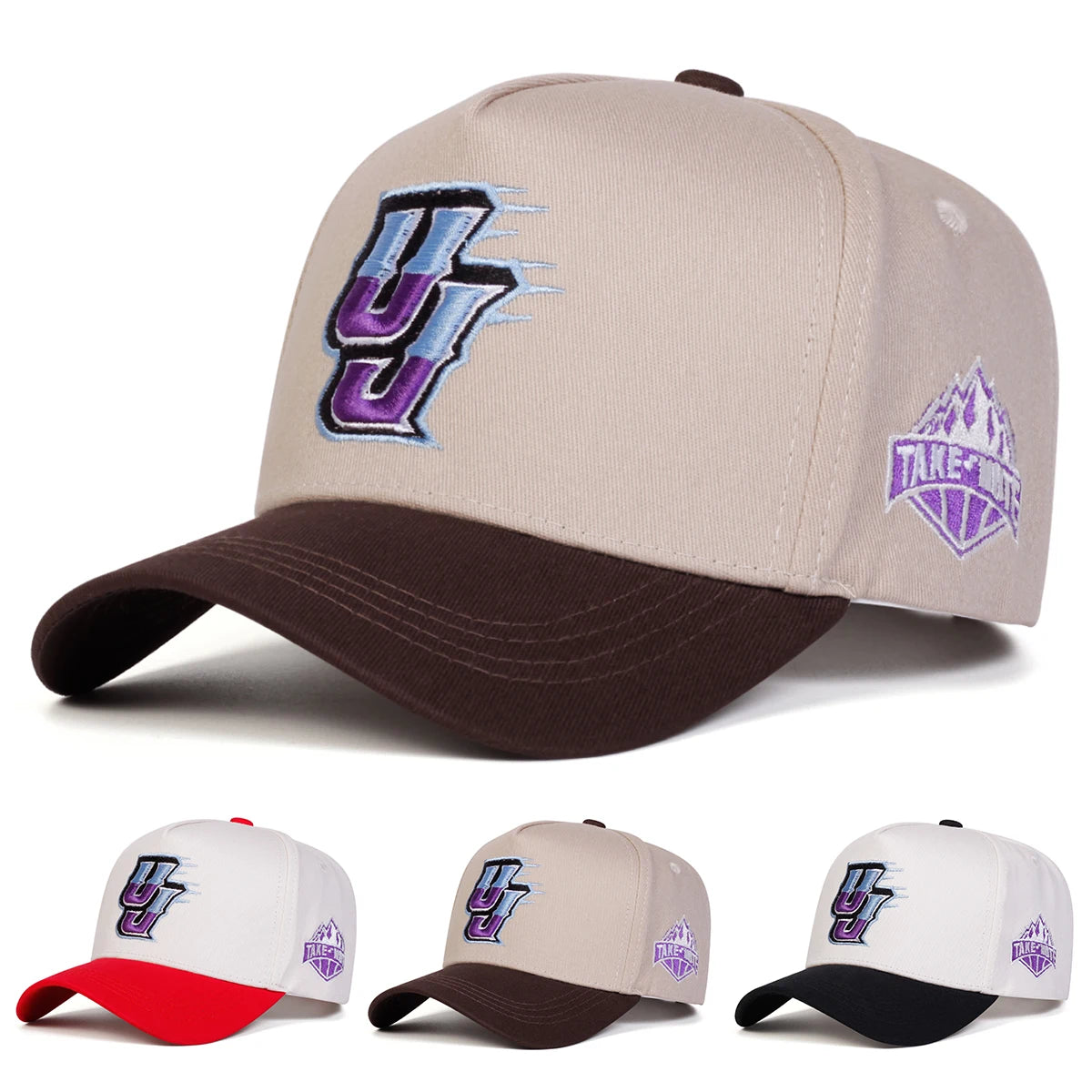 Unisex Take Note Letter Embroidery Baseball Caps Spring Autumn Outdoor Adjustable Casual Hats Hip