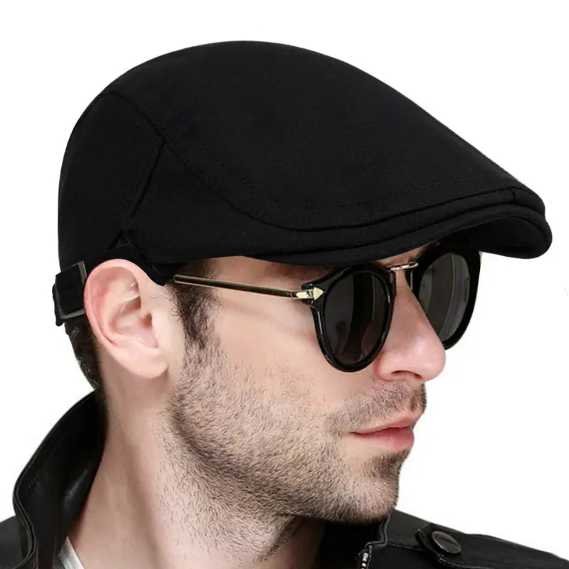 Solid Color Beret Men S Women Warm Wild Hat Spring Autumn Cotton Berets Hip Hop Hats Casquette