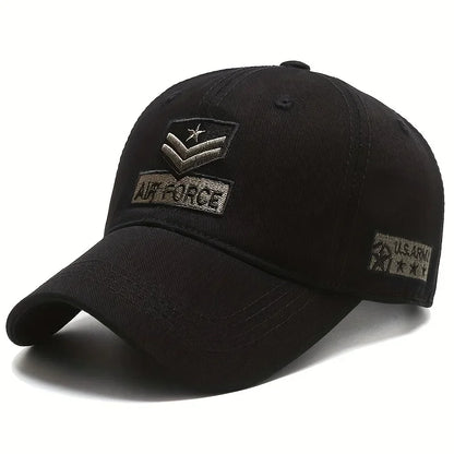 Unisex Air Force Arrow Embroidery Baseball Caps Spring Autumn Outdoor Adjustable Casual Hats Hip Hop