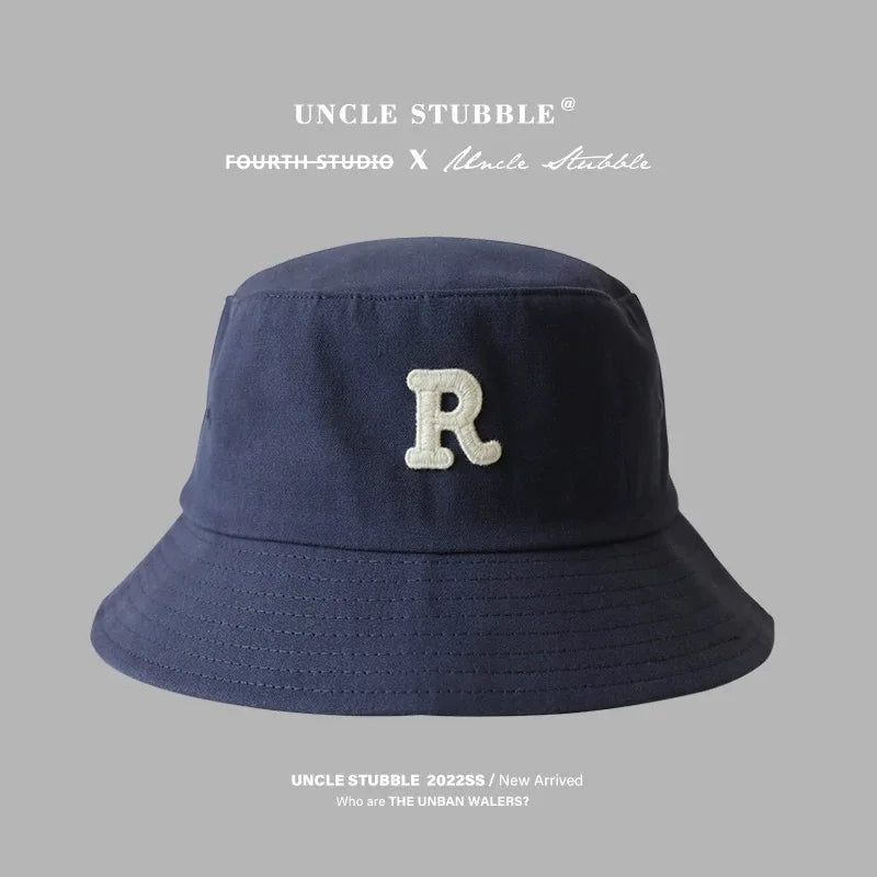 Men Big Head Bucket Hats for Women Large Size Bob Four Seasons Cotton Fisherman Hat Letter Outdoors  Sun Hat  XL Wholesale