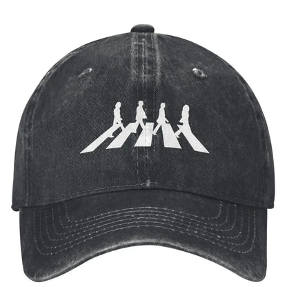 Minimalistic Abbey Road B-Beatles Baseball Cap Accessories Men Women Headwear Trucker Hats