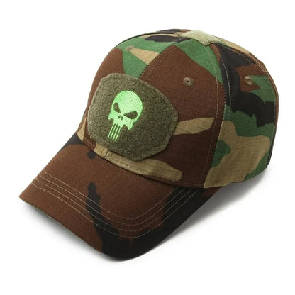 Hat Male Spring And Autumn Outdoor Sunscreen Sunhat Korean Tide Youth Camouflage Cap Spring And Autumn Middle-Aged Baseball Cap